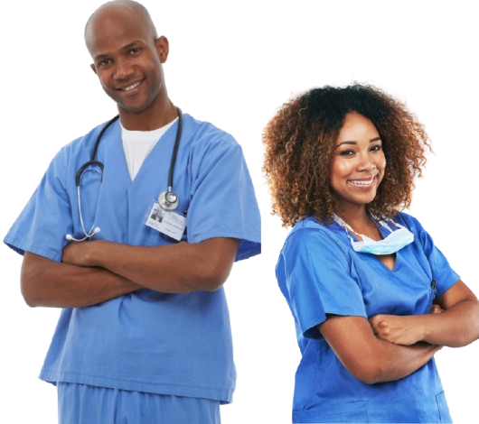 EZ Care Transportation LLC caregiver assisting a client at home